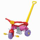 Triciclo com Haste - Turma da Mônica - Tico-Tico Mônica - Magic Toys Triciclo com Haste - Turma da Mônica - Tico-Tico Mônica - Magic Toys