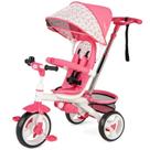 Triciclo Costzon 6 em 1 com alça principal, dossel, rosa de armazenamento