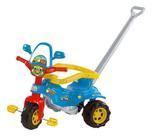 Triciclo Dino Azul Multifuncional Magic Toys Tico-tico Dino Azul-celeste