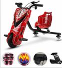 Triciclo Drift Elétrico Cor Homem Aranha 350W com amortecedor Bluetooth e Kit Proteção modelo grande