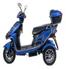 Triciclo Elétrico Adulto Motorizado 1000w Moto 2 Pessoas