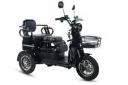 Triciclo Elétrico Comfort 1000w 3 Lugares Com Ré Dream Bike Preto