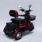 Triciclo Elétrico Motorização de 500 Watts com Capacidade de Transportar 3 Pessoas Suporta Até 150 Kg Autonomia de 50Km, Modelo 2026 Atualizado.