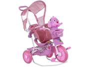 Triciclo Gangorra 3 em 1 Rosa Be lFix