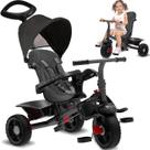 Triciclo Infantil Bandeirante Smart Comfort Caçamba Pedal e Passeio Aro Preto