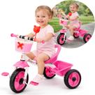 Triciclo Infantil Biemme Trike Pedal Com Cesta Menino Menina Suporta 20KG