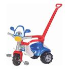 Triciclo Infantil Carro Polícia Azul Magic Toys Aro Proteção Removível Triciclo Infantil Carro Polícia Azul Magic Toys Aro Proteção Removível