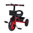 Triciclo infantil com cesta e buzina vermelho - shiny toys Triciclo infantil com cesta e buzina vermelho - shiny toys