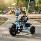 Triciclo Infantil Com Empurrador Abelhinha Azul