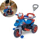 Triciclo Infantil Com Pedal Haste Ajustável Seguro