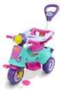 Triciclo Infantil de Passeio e Pedal Com Empurrador Avespa Rosa Maral