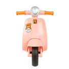 Triciclo Infantil Elétrico Scooter Cubi Joy 6V Rosa Bang Toys Com Luz, Som e Entrada USB