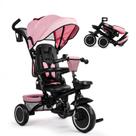 Triciclo Infantil TODEFULL 8 em 1 Dobrável Rosa para Bebê Triciclo Infantil TODEFULL 8 em 1 Dobrável Rosa para Bebê