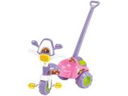 Triciclo Infatil Magic Toys Meg com Empurrador - Haste Removível Porta Objetos Triciclo Infatil Magic Toys Meg com Empurrador - Haste Removível Porta Objetos