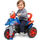 Triciclo Moto Trail de Passeio Infantil America com Haste Empurrador Maral