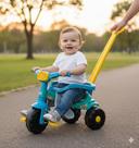 Triciclo Motoca Tico Tico Cebolinha Haste Aro Proteção