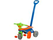 Triciclo Mototico Azul Passeio E Pedal Com Haste Removível Triciclo Mototico Azul Passeio E Pedal Com Haste Removível