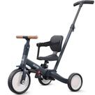 Triciclo newyoo TR007 para crianças de 1 a 3 anos com alça de pressão cinza escuro