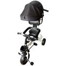 Triciclo para Bebê com Empurrador Branco Infantil Comfort