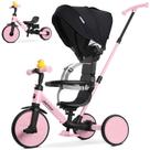 Triciclo RIDYEE 8 em 1 para 1,5 a 5 anos com alça parental rosa