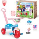 Triciclo Tchuco Pepitinha Sua Amiguinha com Haste Samba Toys