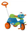 Triciclo Velobaby De Passeio E Pedal Azul Bandeirante