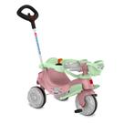 Triciclo Velobaby Joy Passeio E Pedal Rosa - Bandeirante