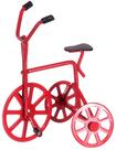 Triciclo vermelho Dollhouse Miniature International Miniatures