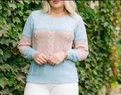 Tricot bicolor