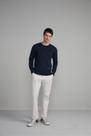 Tricot Gola Careca - Azul Marinho Tricot Gola Careca - Azul Marinho