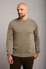 Tricot Gola Careca Básico Liso - Khaki Tricot Gola Careca Básico Liso - Khaki