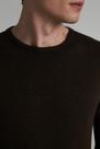 Tricot Gola Careca - Marrom Avermelhado