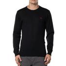 Tricot Quiksilver Embroidery WT24 Masculino Preto Tricot Quiksilver Embroidery WT24 Masculino Preto