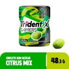 Trident X Gamers Citrus Mix - Explosão de Sabores Intensos 48,3g