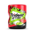 Trident x Senses Morango Lime 54g - 28 Unidades