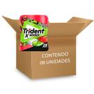 Trident X Senses Morango Lime contendo 6 potes de 54g cada