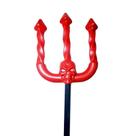 Tridente Halloween Alfa - Vermelho - 98 x 21 x 7 cm