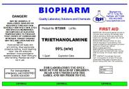 Trietanolamina 99% Biopharm 950ml Trietanolamina 99% Biopharm 950ml