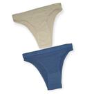 Trifil 2 Calcinhas Tanga Jacquard Feminino Conchas