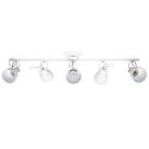 Trilho com 5 Spots E27 Branco - Itamonte - 1141/5BT Trilho com 5 Spots E27 Branco - Itamonte - 1141/5BT