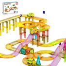 Trilho de Carros de Corrida Magnético Picasso Tiles - 60 Peças (3+)