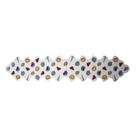 Trilho de Mesa em Tecido Marine Bordado 35x178cm TUUT