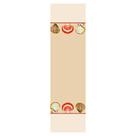Trilho de Mesa Tecido Sarja Impermeável Conchas 44x150cm Trilho de Mesa Tecido Sarja Impermeável Conchas 44x150cm