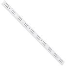 Trilho Duplo em Aço 200cm Branco - TD-200-BR - MULTIVISÃO