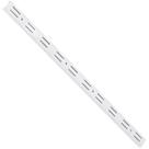 Trilho Duplo Em Aço 200cm Branco - Td-200-br - Multivisão