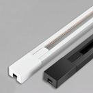 Trilho Eletrificado 1m Para Spots De Led Preto E Branco