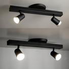Trilho Eletrificado 2 Spot Led GU10 MR16 Canopla Tampa Cega