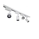 Trilho Eletrificado 2m + 4 Spot Led 7w 4000k Bivolt Branco
