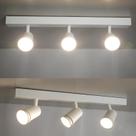 Trilho Eletrificado 3 Spot Led MR16 GU10 Direcionável