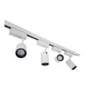 Trilho Eletrificado 3m + 9 Spot Led 7w 3000k Bivolt Branco